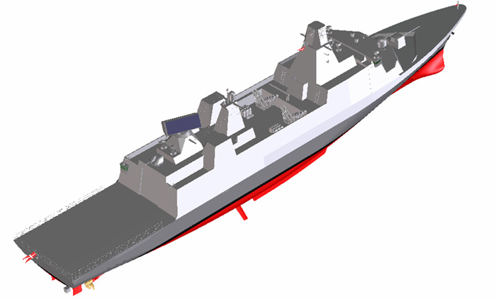 Latest layout of the new patrol ships