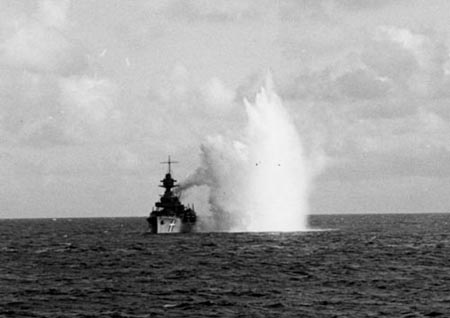 The last air attack on the Niels Juel at around 0935
