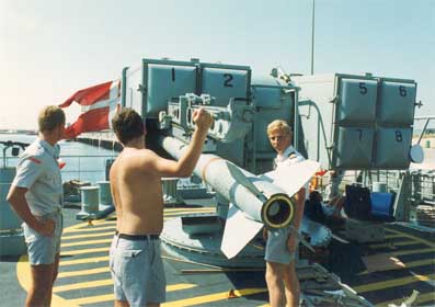 Vedligeholdelse af SEA SPARROW missiler