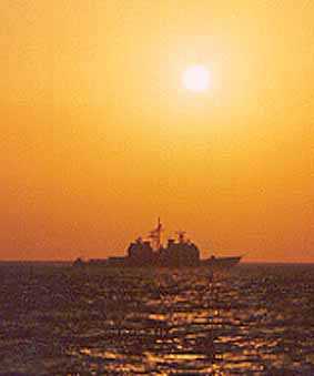 TICONDOROGA-klasse p patrulje i Rdehavet