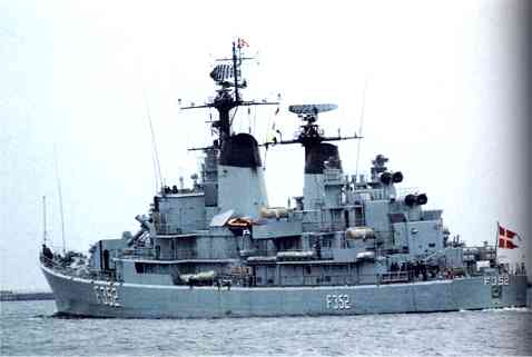 The guided missile frigate PEDER SKRAM