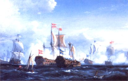 The battle of Køge Bay, July 1, 1677