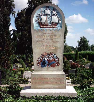 Admiral Peder Skram (1503-1581) og hans hustru Elsebeth Krabbes gravsted