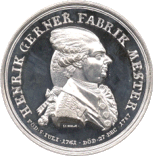 Henrik Gerner Medaljen (avers)