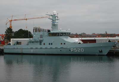 The patrol vessel DIANA