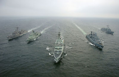 Standing NATO Maritime Group 1 ses her i januar 2006