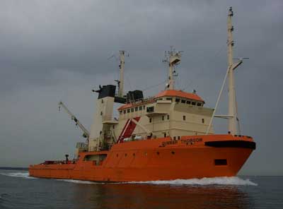 The environment protection vessel GUNNAR THORSON