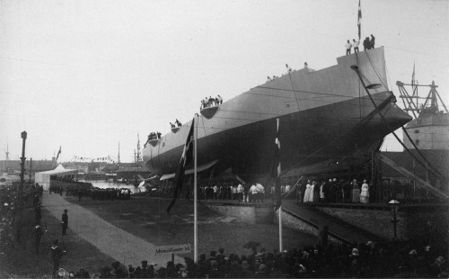 Krydseren VALKYRIEN søsættes 8. september 1888