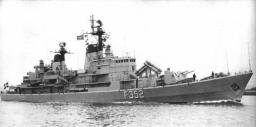 The guided missile frigate PEDER SKRAM