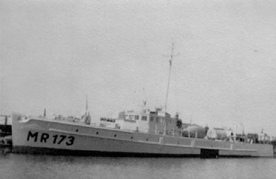 20. august 1946 strøg minestrygeren MR 173 en bundmine ved Thorsø i Lillebælt