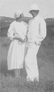 Eduard Haack og hustruen Lisbeth i 1924