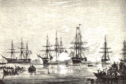 The North Sea squadron in Copenhagen after the Battle of Heligoland