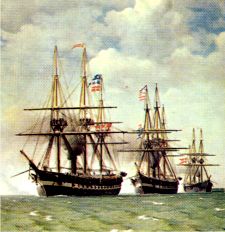 Nordseskadren 9. maj 1864