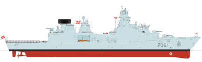 Designudkast til fregatterne af IVAR HUITFELDT-klassen