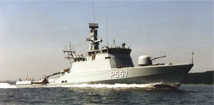 The patrol vessel GLENTEN