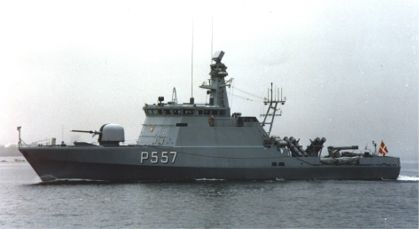 The patrol vessel GLENTEN