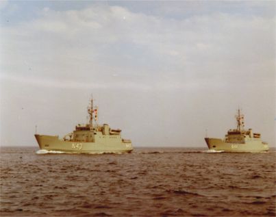 The two former minelayers of the LINDORMEN Class