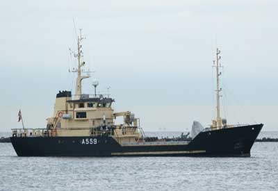The transport vessel SLEIPNER