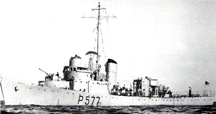 SHUNDEN after rearmament in 1957 and classified as patrol boat.