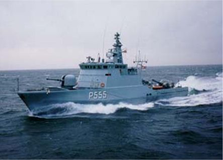 The patrol vessel STREN